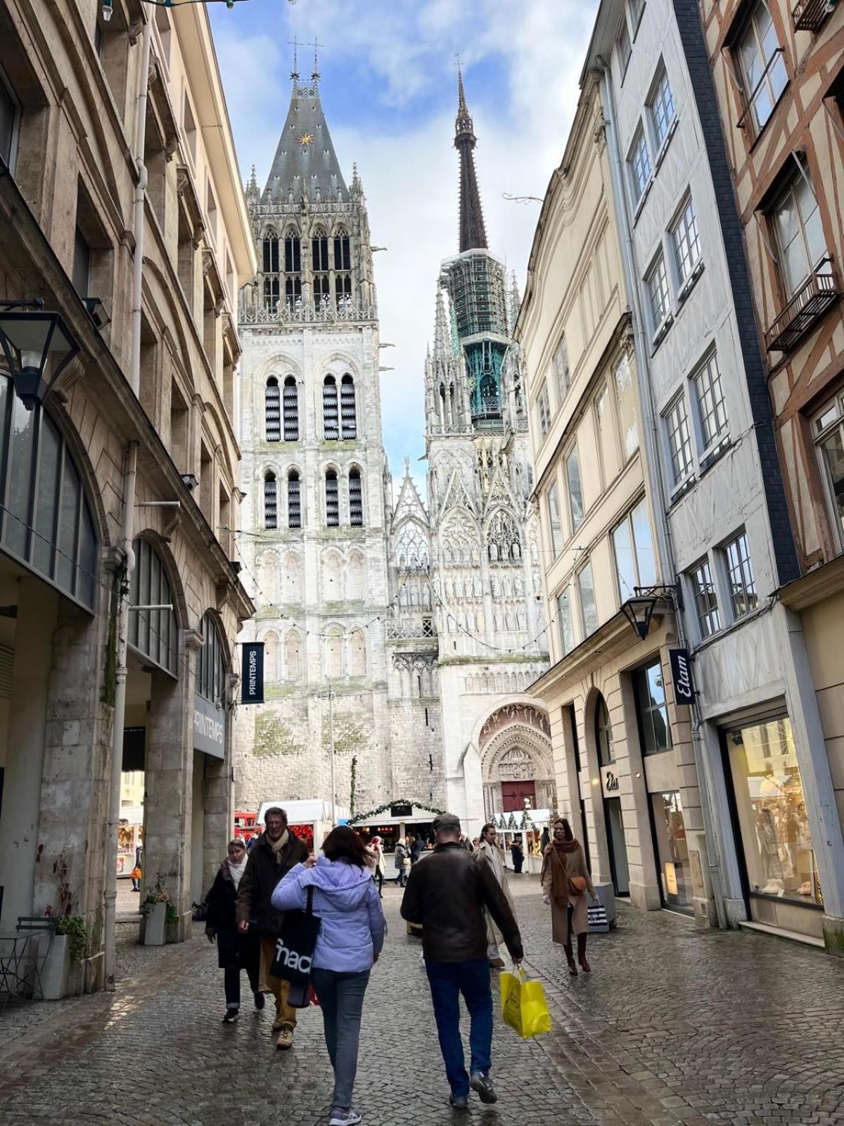 Le Canyon Rouen Centre By Myfrenchpat Terrasse & Parking Esterno foto